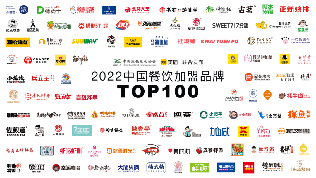 灵川2022中国餐饮加盟品牌TOP100，看看有没有你的品牌